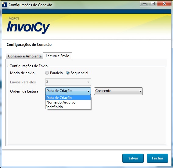 Leitura e Envio Sequencial