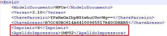 XML_Impressora