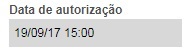 Data de autorização
