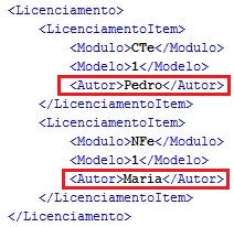 Autor do licenciamento