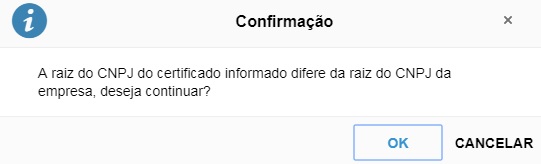 Validação CNPJ Certificado