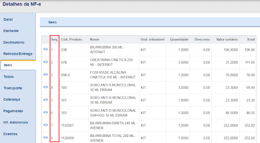 Detalhes da NF-e na versão 2.40.0 do InvoiCy