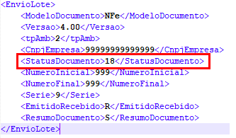 Estrutura do XML de exportação - Versão 2.44.0 do InvoiCy