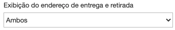 Exibição endereço entrega e retirada - Versão 2.44.0 do InvoiCy