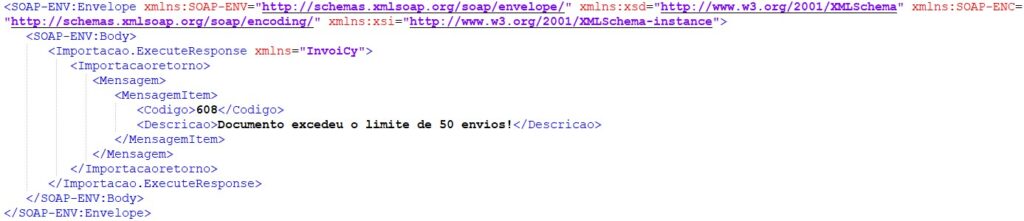 Retorno da requisição