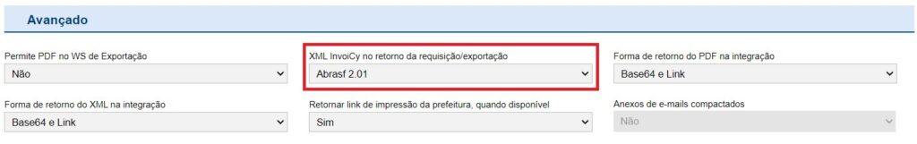 Exportação de NFS-e